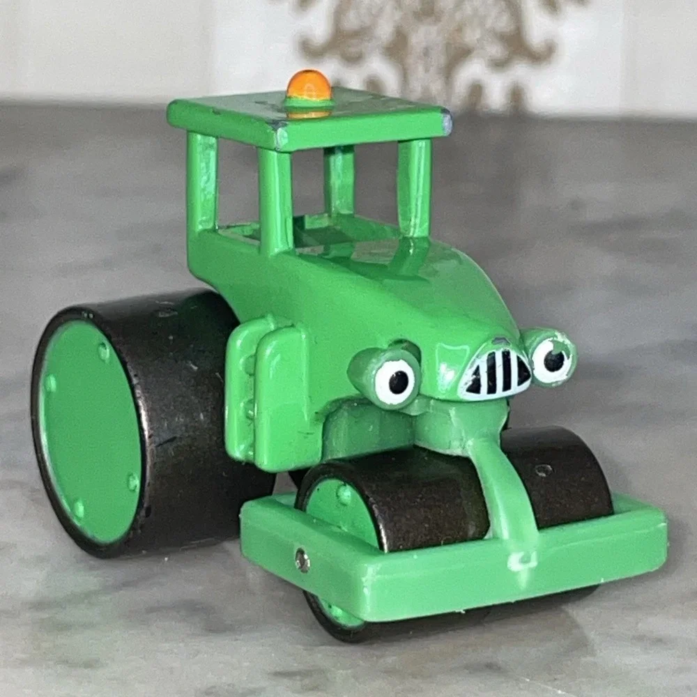 Bob The Builder Green Steamroller Roley 2001  Vintage 4